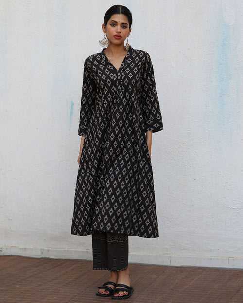 Nadia Blockprinted Cotton Kurta Set - NOMAD