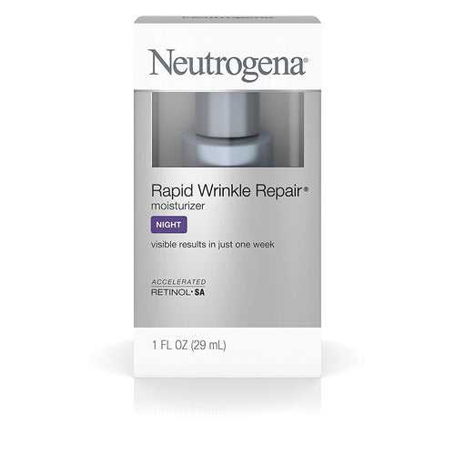 Neutrogena Rapid Wrinkle Repair Night Moisturizer For Face With Retinol, 29ml