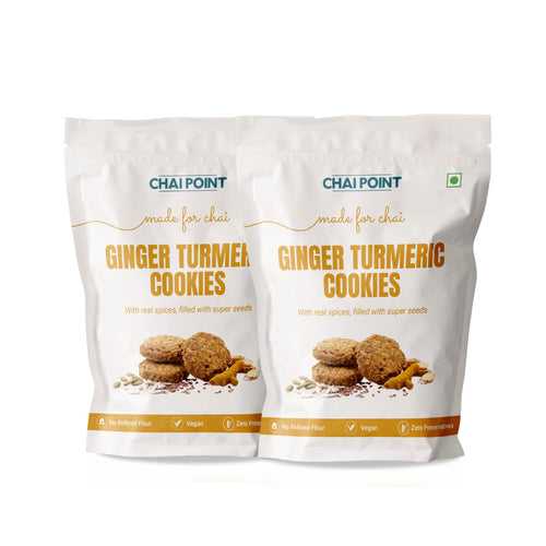 Ginger Turmeric Cookies - Pack of 2 | Guilt Free Cookies