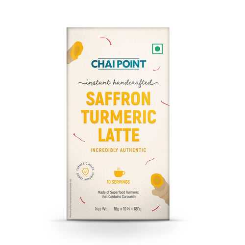 Saffron Turmeric Latte (Pack of 10)