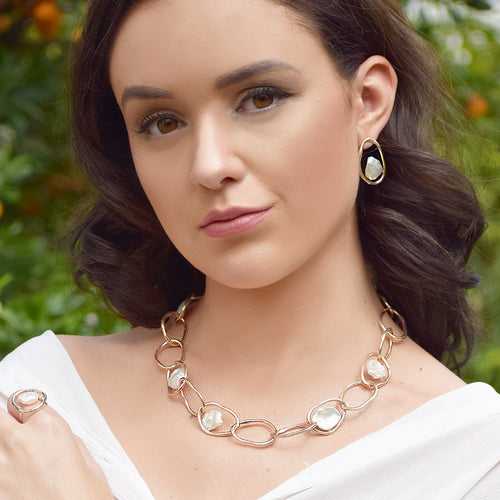 Grecian Goddess Pearl Necklace