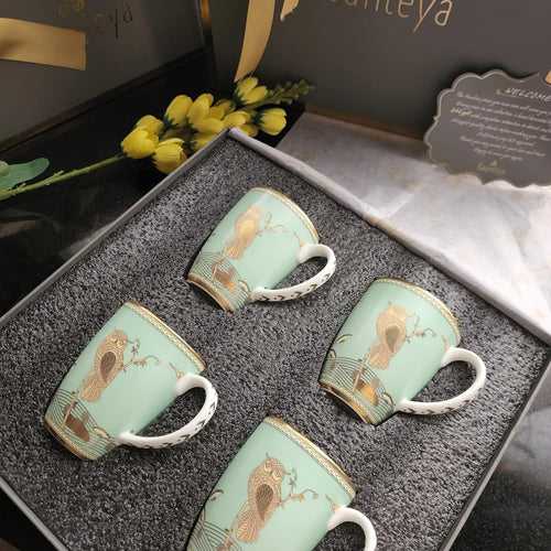 Gift Set – Airavata  4 Yellow   Coffee Mug