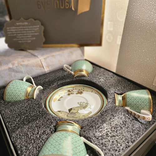 Gift Set- Airavata  4 Tea Cup And Saucer
