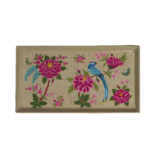 Opium Enamel Tray - Cream Slim