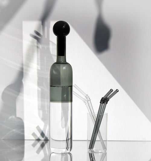 Juliette – Monochrome - Grey Clear bottle with Black stopper
