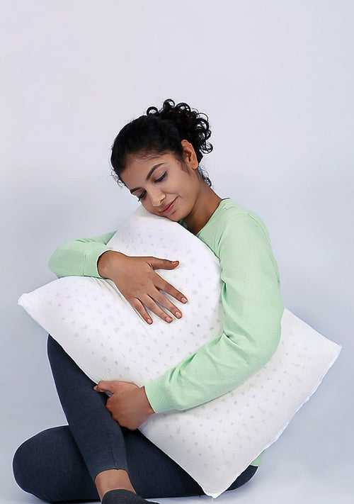 Restolex  Siesta Latex Pillow - Size 61 CM x 40 CM- - Color white - 1pc