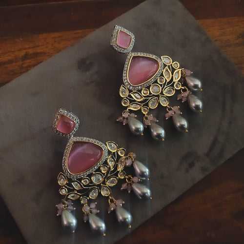 STATEMENT POLKI KUNDAN EARRINGS