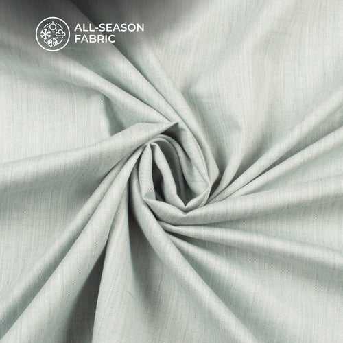 Light Blue Plain Soft Touch Cotton Shirting Fabric (Width 58 Inches)