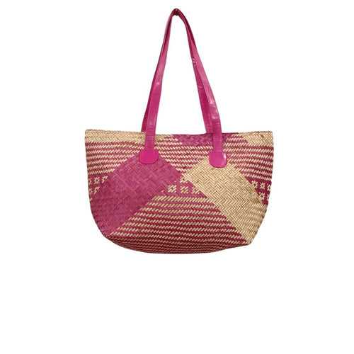 SitalPati Pink & Beige Shoulder Bag