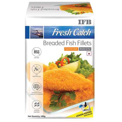 Ifb Fresh Catch Breaded Fish Fillets 200g
