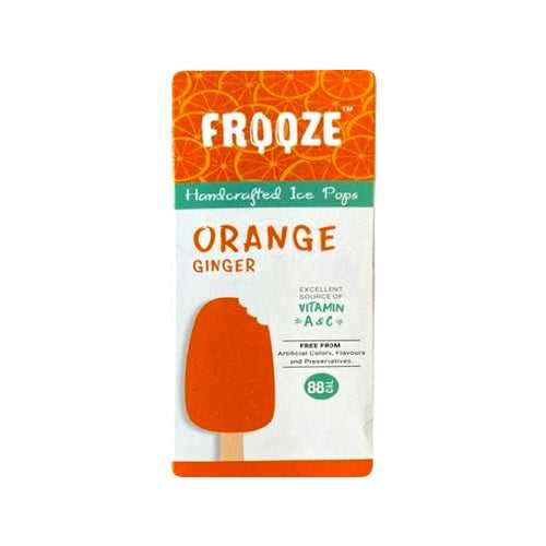 Frooze Ice Pops Orange Ginger