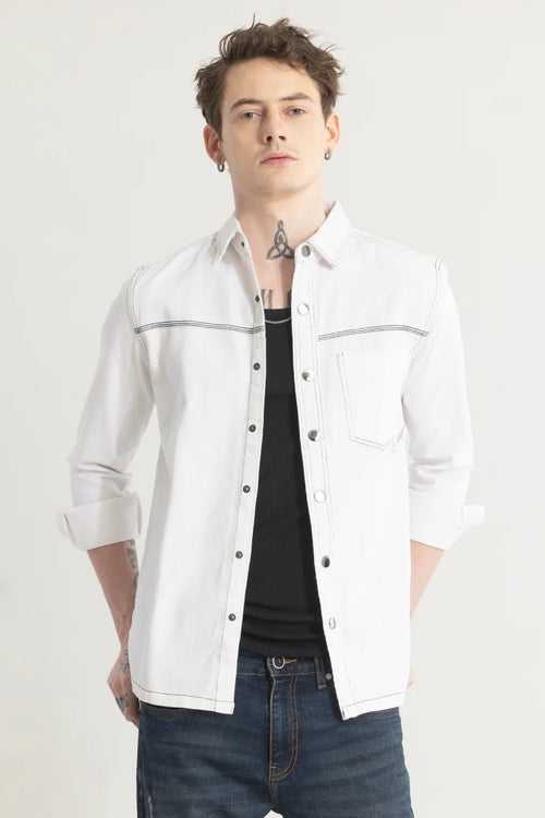 Denimite White Shirt