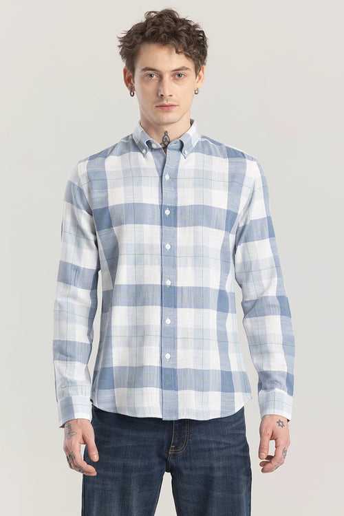 Plaidify Blue Checkered Shirt