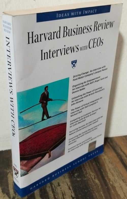Harvard business review on interviews with ceos [rare books]