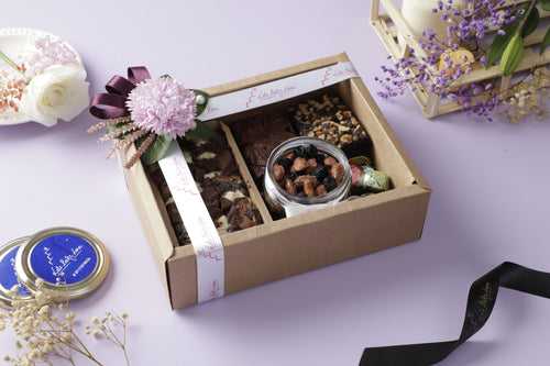 The Sweet and Simple Gift Box with Honey Roasted Almonds and Blueberry