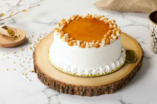 Vegan Butterscotch Cake (Eggless and Dairy Free)