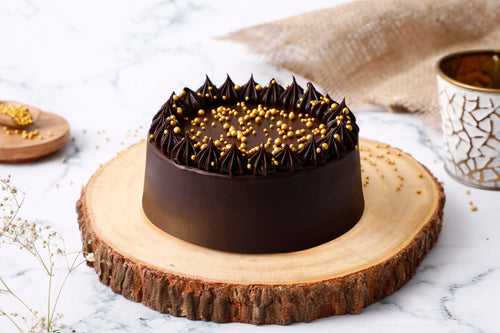 Belgian Chocolate Cake (Eggless)