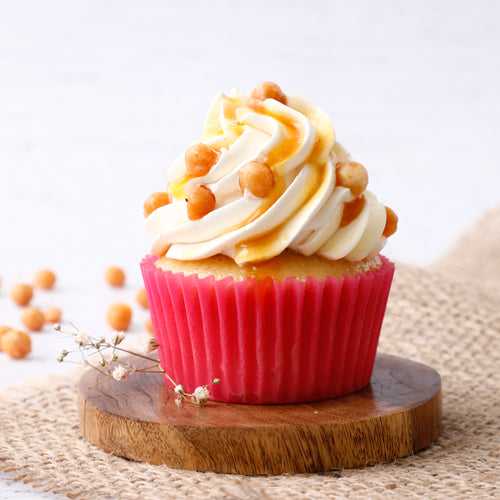 Box of 2 Butterscotch Cupcakes (Eggless)