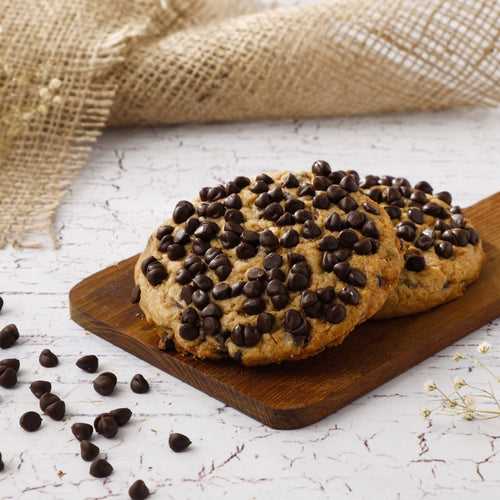 Box of 6 Chocolate Chip Overload Cookies (Eggless) (Shipping all over India)