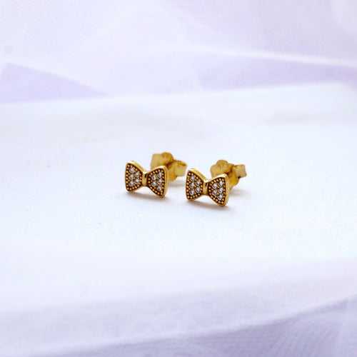 Bow Sterling Silver Studs