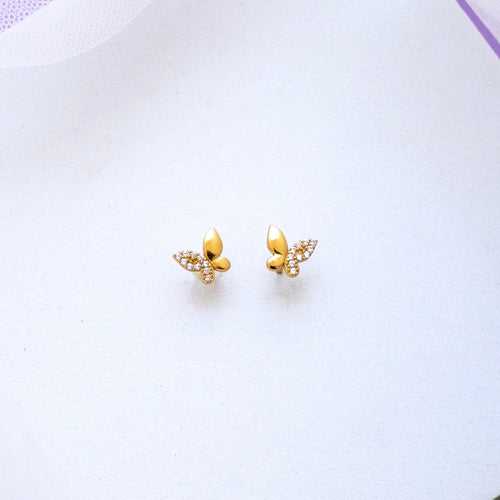 Butterfly Sterling Silver Studs