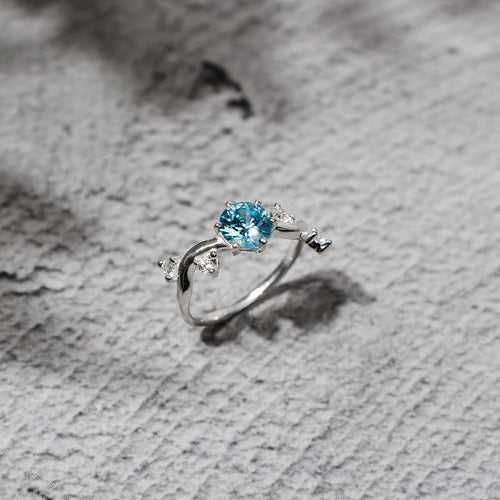 Ivy Blue Topaz Sterling Silver Ring