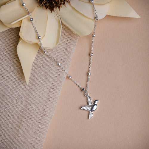 Dove Sterling Silver Anklet