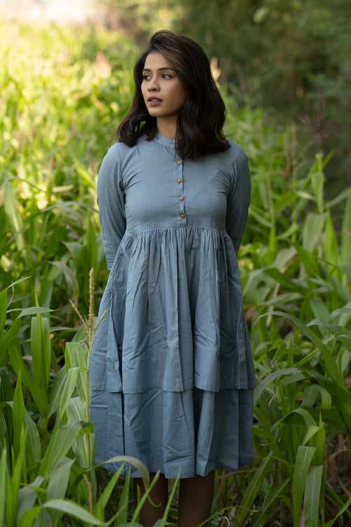 Periwinkle Cotton Dress