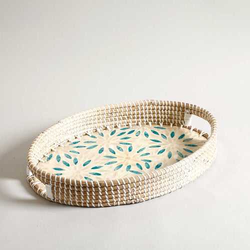 Isla Rattan Tray Large