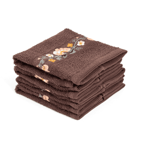 Cassia Guest Towel Bistre set of 4