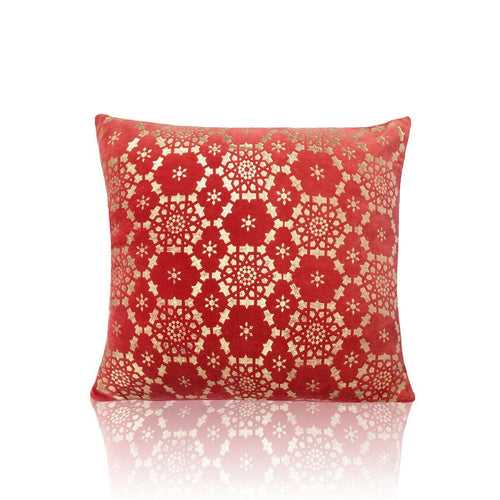 Hobbs 18 In X 18 In Red Cushion Cover