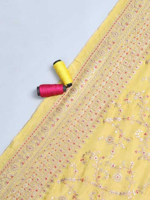 Light Yellow Jaal Work Tissue