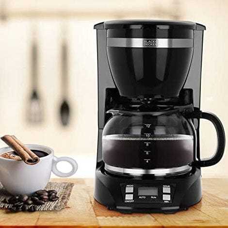 Black and Decker BXCM1201IN Coffee Maker 1.5 L, 12-Cup Drip Coffee Maker - Black