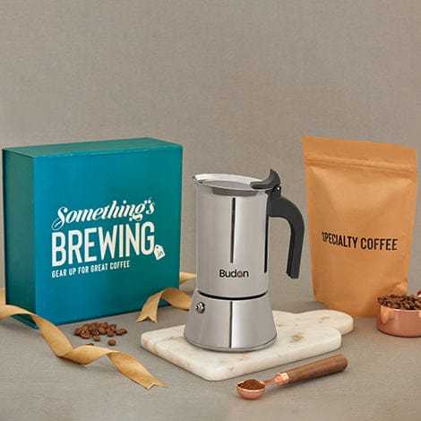 Coffee Percolator Gift Box