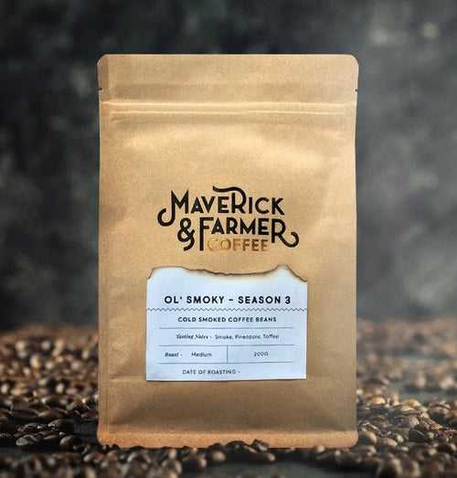 Maverick and Farmer Ol Smoky Specialty Coffee Beans