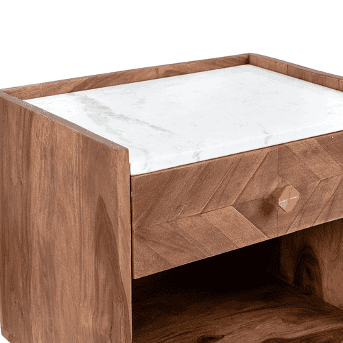 Zurich Marble Bedside Table