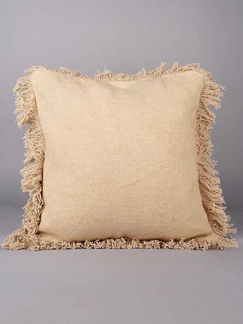 BEIGE - SQAURE CUSHION COVER