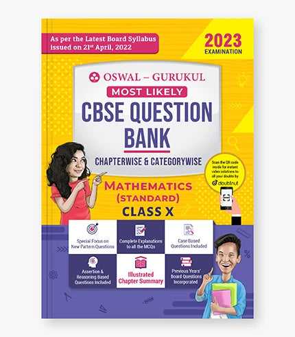 Oswal - Gurukul Mathematics Most Likely Question Bank : CBSE Class 10 for 2023 Exam