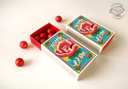 Small Matchbox Gift Box: ROSE