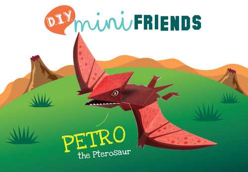 Mini Pterosaur DIY Dinosaur Paper Craft Kit