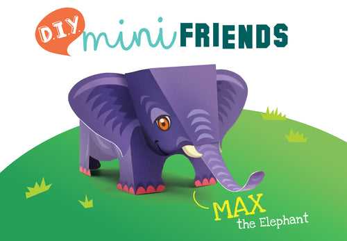 Mini Elephant DIY Animal Paper Craft Kit