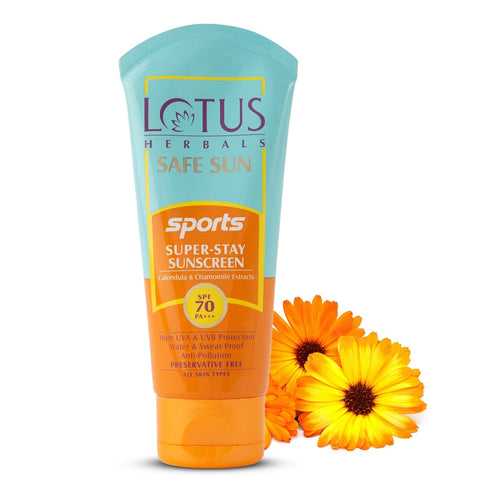Lotus Safe Sun Sports Super-Stay Sunscreen SPF 70 PA+++