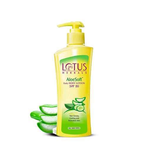 Lotus Herbals AloeSoft™ Daily Body Lotion SPF 20