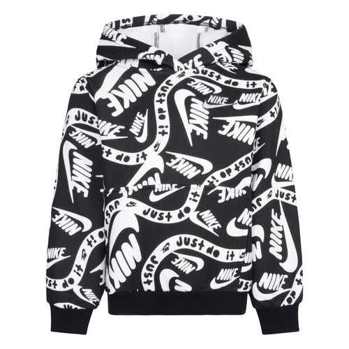 Nike Black All-Over Print Hoodie