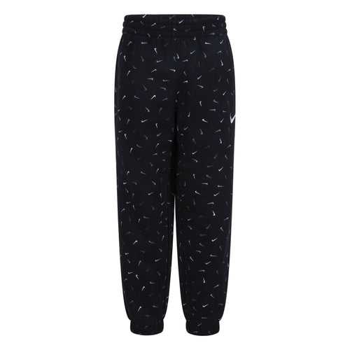 Nike Black Swoosh Fleece Pants