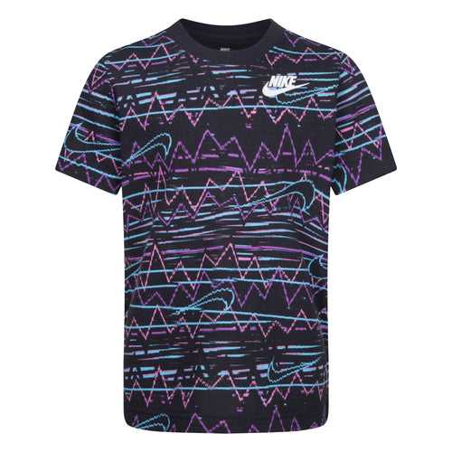 Nike black new wave aop tee