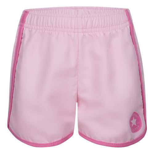 Converse pink chuck patch high rise shorts