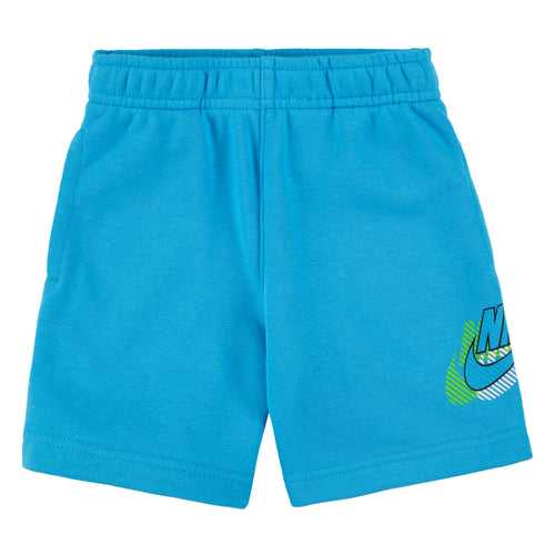 Nike blue active joy french terry shorts