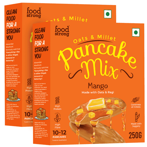 Oats & Millet Pancake Mix (Mango) (2 x 250g)