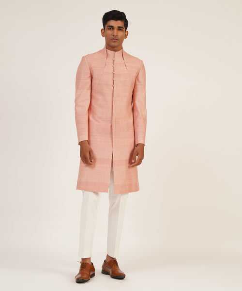 High neck Sherwani